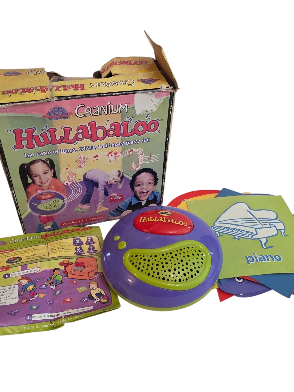 Vintage Cranium Hullabaloo 2003 Game Kids Toddlers Tested Works